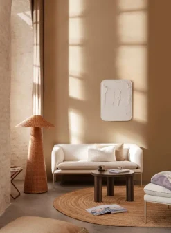 ferm LIVING Dou golvlampa, naturlig
