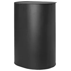 ferm LIVING Enkel bin, stor, svart