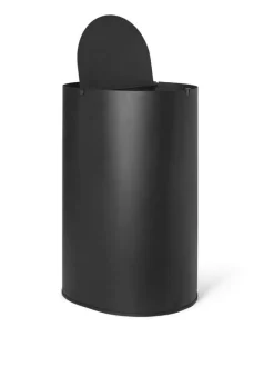ferm LIVING Enkel bin, stor, svart