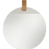 ferm LIVING Enter spegel, stor, brun