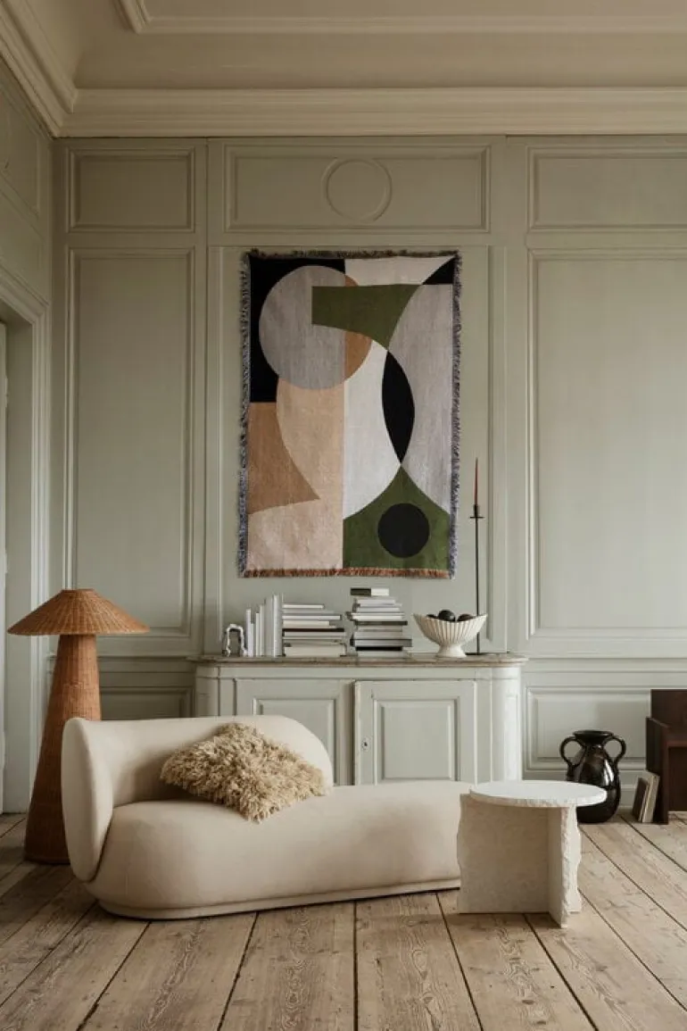 ferm LIVING Entire gobelängfilt, sand