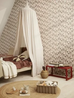 ferm LIVING Eternal rund liten jutematta, naturell