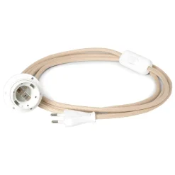 ferm LIVING Fabric sladdset för vägglampa, sand