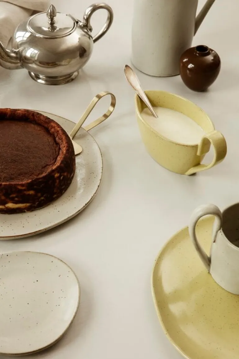 ferm LIVING Flow kanna, off - white speckle