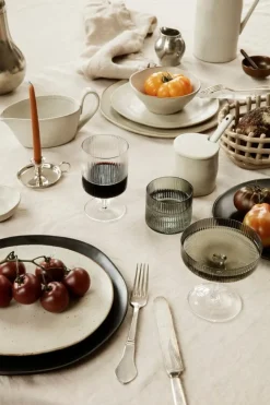 ferm LIVING Flow såskanna, off- white speckle