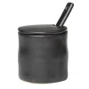 ferm LIVING Flow syltburk med sked, svart