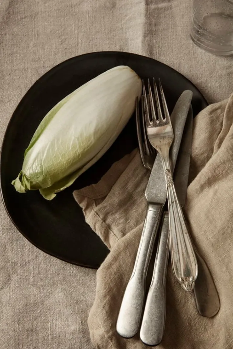 ferm LIVING Flow tallrik, liten, svart