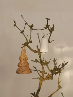 ferm LIVING Flätade julbjällror, 2-pack, naturlig rotting