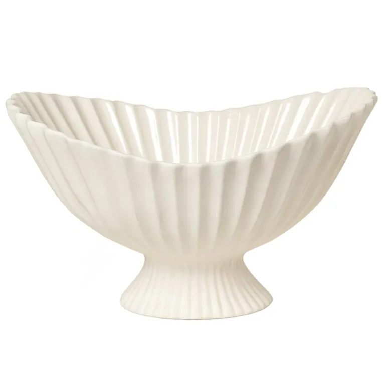 ferm LIVING Fountain mittpunkt, off white