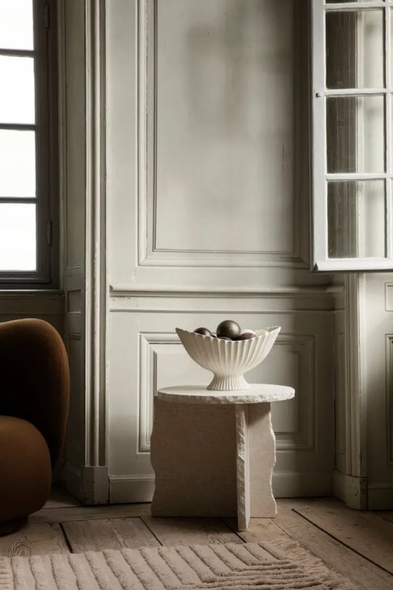 ferm LIVING Fountain mittpunkt, off white