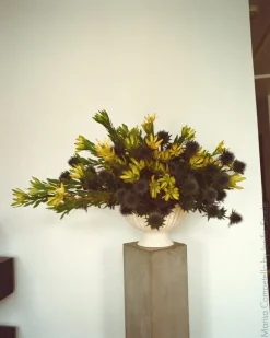 ferm LIVING Fountain mittpunkt, off white