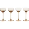 ferm LIVING Host likörglas, 4-pack, blush