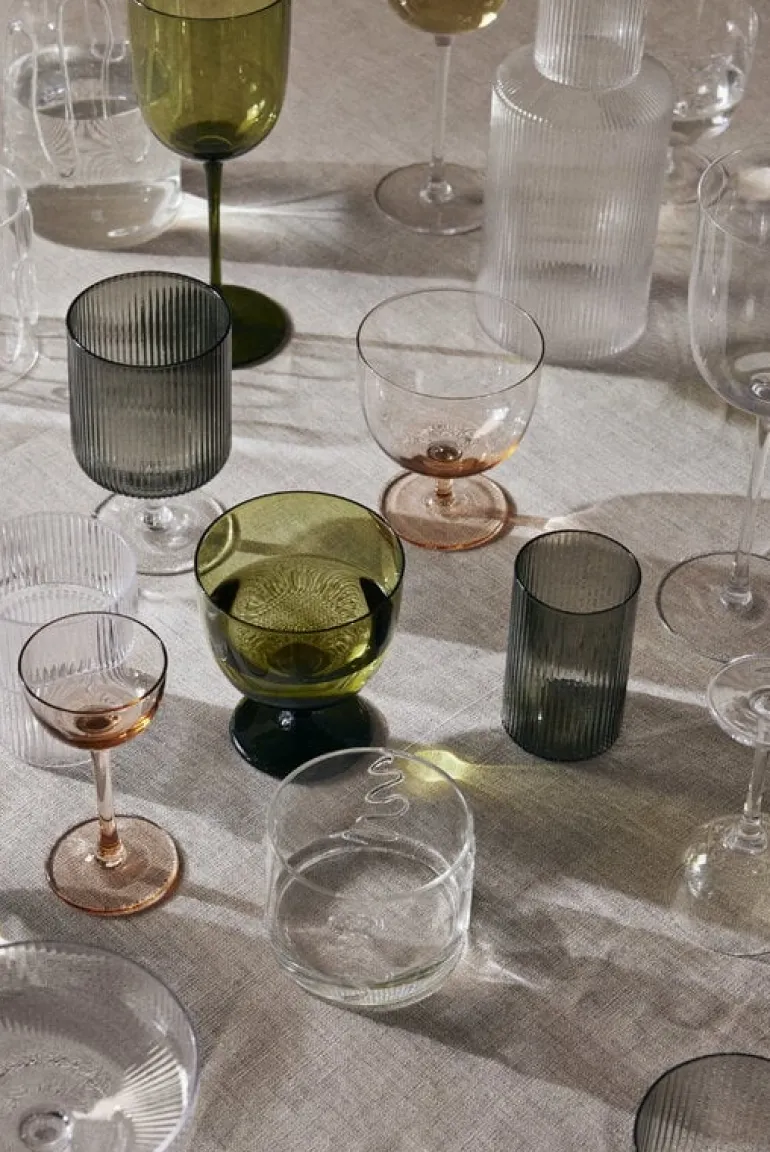 ferm LIVING Host likörglas, 4-pack, blush