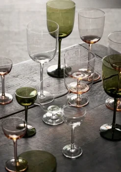 ferm LIVING Host vitvinsglas, 2-pack, blush