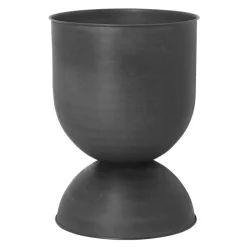 ferm LIVING Hourglass kruka, M, svart
