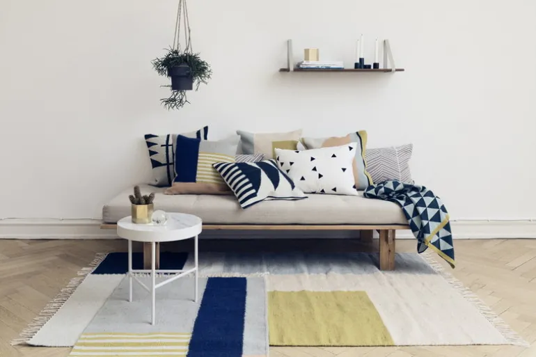ferm LIVING Kelimmatta, Squares, 140 x 200 cm