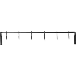 ferm LIVING Köksstång 6 krokar, svart