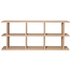 ferm LIVING Kona bokhylla 3x2, naturell ek