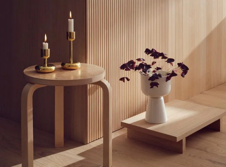 ferm LIVING Kona bord, lågt, ek