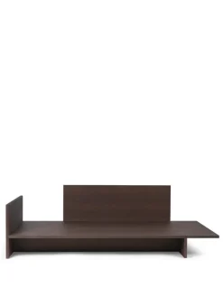 ferm LIVING Kona säng, mörkbetsad ek