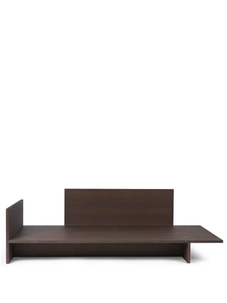 ferm LIVING Kona säng, mörkbetsad ek