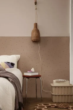 ferm LIVING Lampskärm Braided Bottle, naturlig