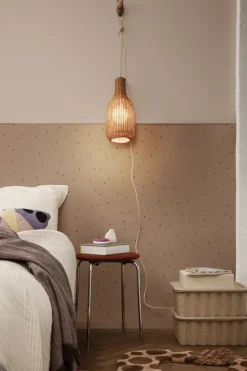 ferm LIVING Lampskärm Braided Bottle, naturlig