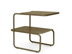 ferm LIVING Level sidobord, olivgrön