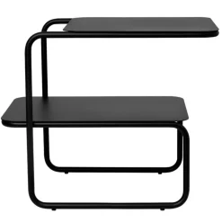 ferm LIVING Level sidobord, svart