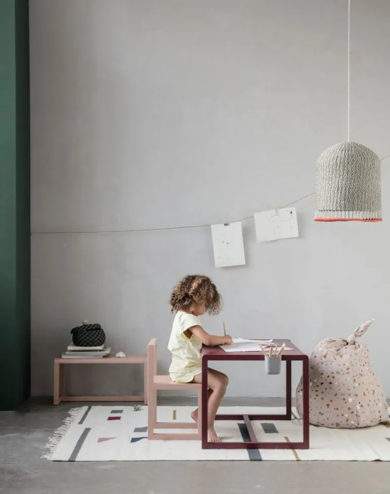 ferm LIVING Little Architect bänk, rosa