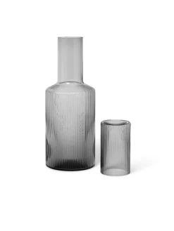 ferm LIVING Lock till Ripple karaff, rökgrå