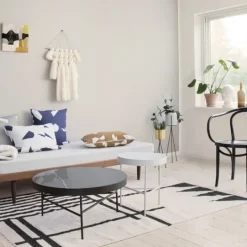 ferm LIVING Marble bord, stort, svart