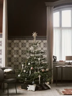 ferm LIVING Marble glaskulor, L, set om 4