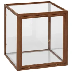 ferm LIVING Miru glasmonter, mörkbehandlad ek