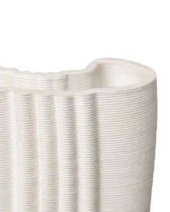 ferm LIVING Moiré vas, off-white