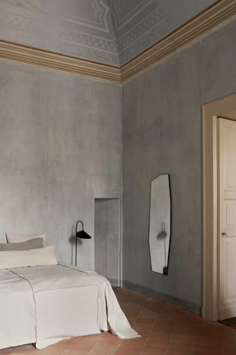 ferm LIVING Offset överkast, 272 x 264 cm, naturvit