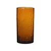 ferm LIVING Oli glas, högt, 22 cl, bärnsten