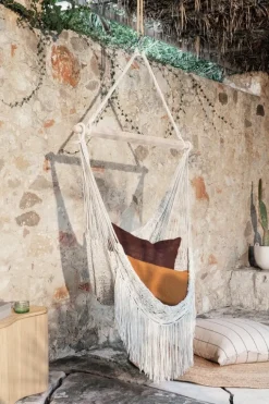 ferm LIVING Path hängstol, ljus sand