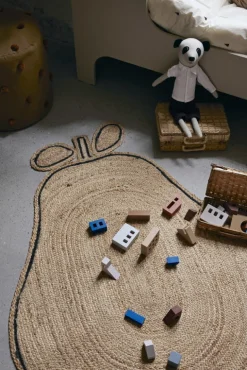 ferm LIVING Pear vävd jute-matta, natur