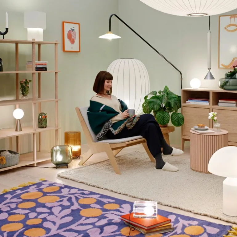 ferm LIVING Plant Box bricka, marmor - beige