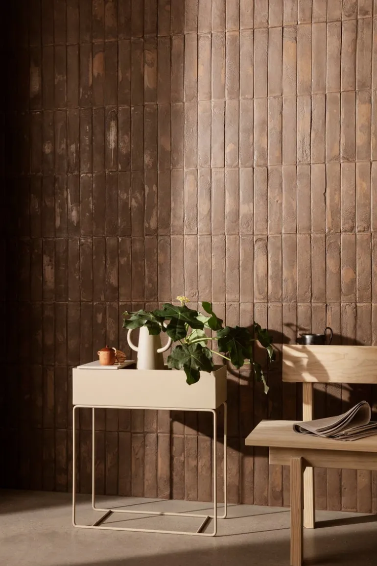 ferm LIVING Plant Box bricka, marmor - beige