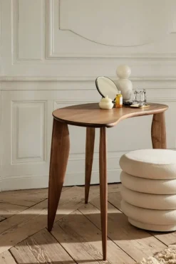 ferm LIVING Pond bordsspegel, mörk krom
