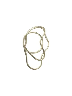 ferm LIVING Pond underlägg, 3-pack, mässing