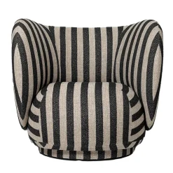 ferm LIVING Rico fåtölj, sand - svart, Louisiana