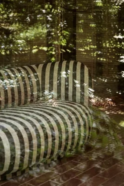 ferm LIVING Rico 3-sitssoffa, sand - svart, Louisiana