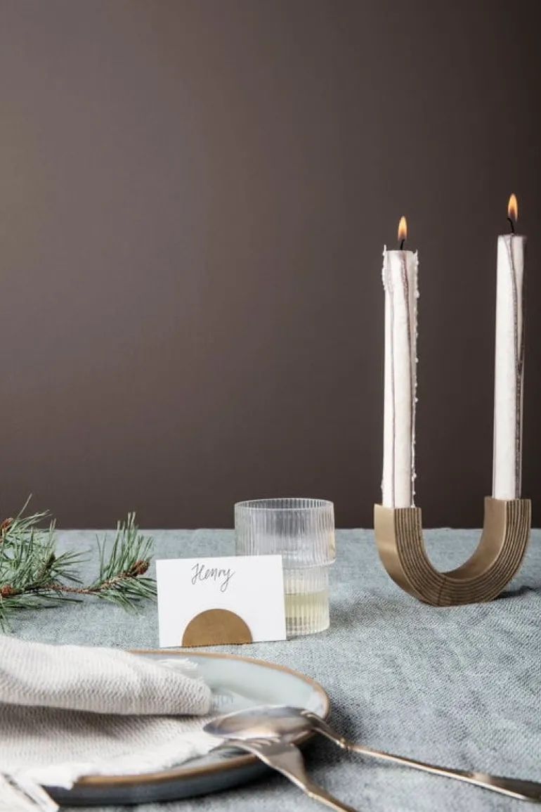 ferm LIVING Ripple glas, 4-pack, ofärgad