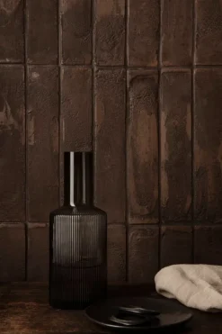 ferm LIVING Ripple karaff, smoked grey