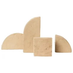 ferm LIVING Shape skulpturset, blekgul