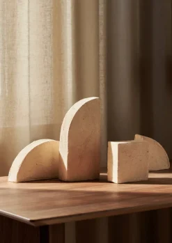 ferm LIVING Shape skulpturset, blekgul