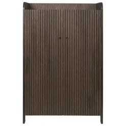 ferm LIVING Sill skåp, lågt, mörkbetsad ek